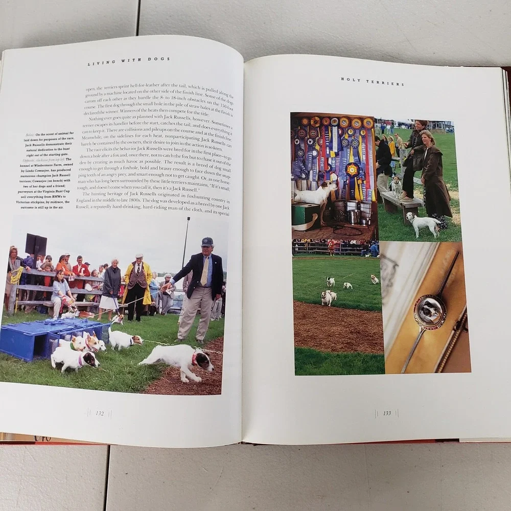 Living with Dogs Laurence Sheehan Hardcover 1st Ed 1999 Dog Photography Book
